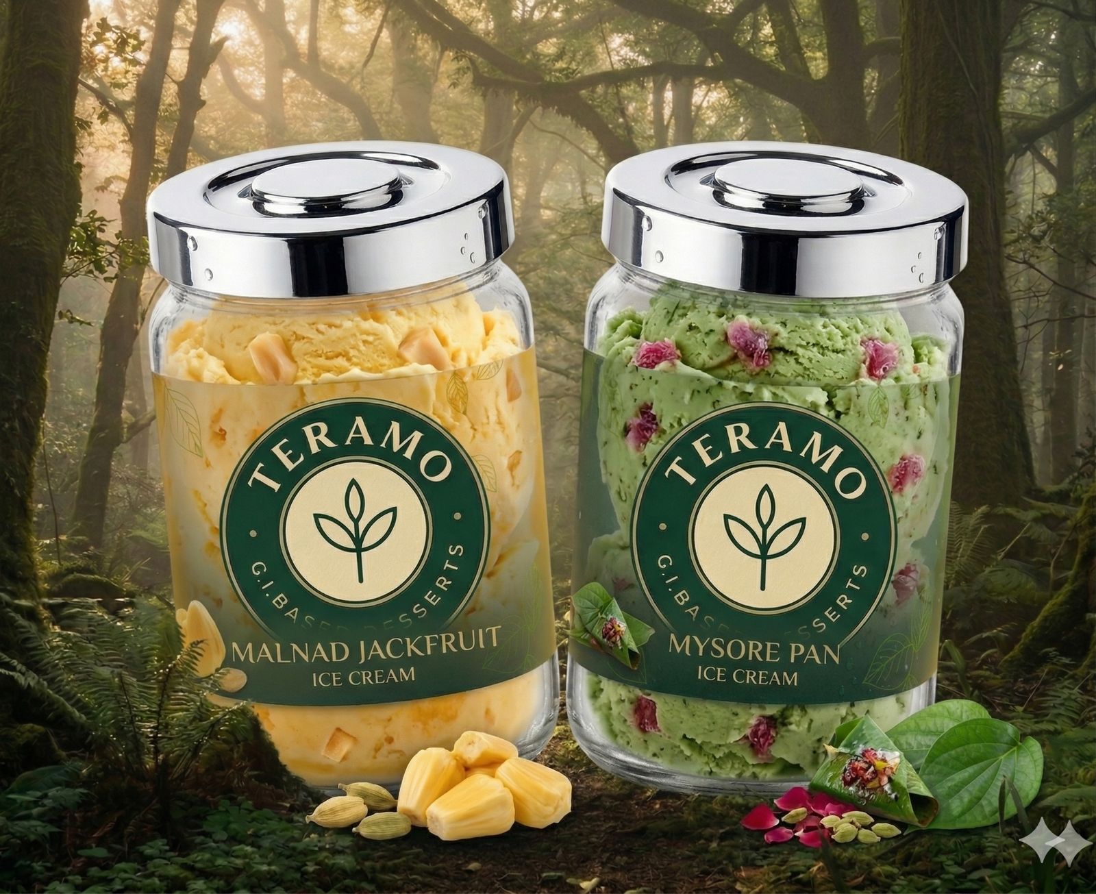 Malnad Jackfruit and Mysore Paan jars